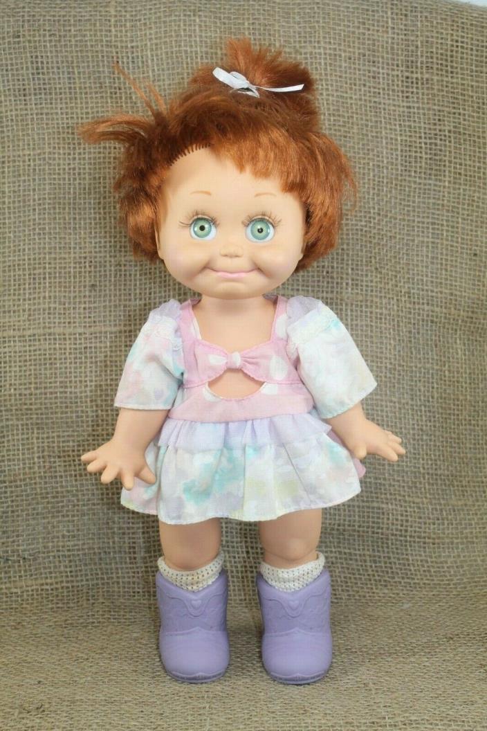 Vintage Baby Face Doll Galoob So Shy Sherri Red Hair Green Eyes 1990