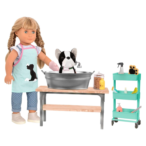Our Generation Dog and Pet Grooming Salon Play Set for 18 Inch Dolls
