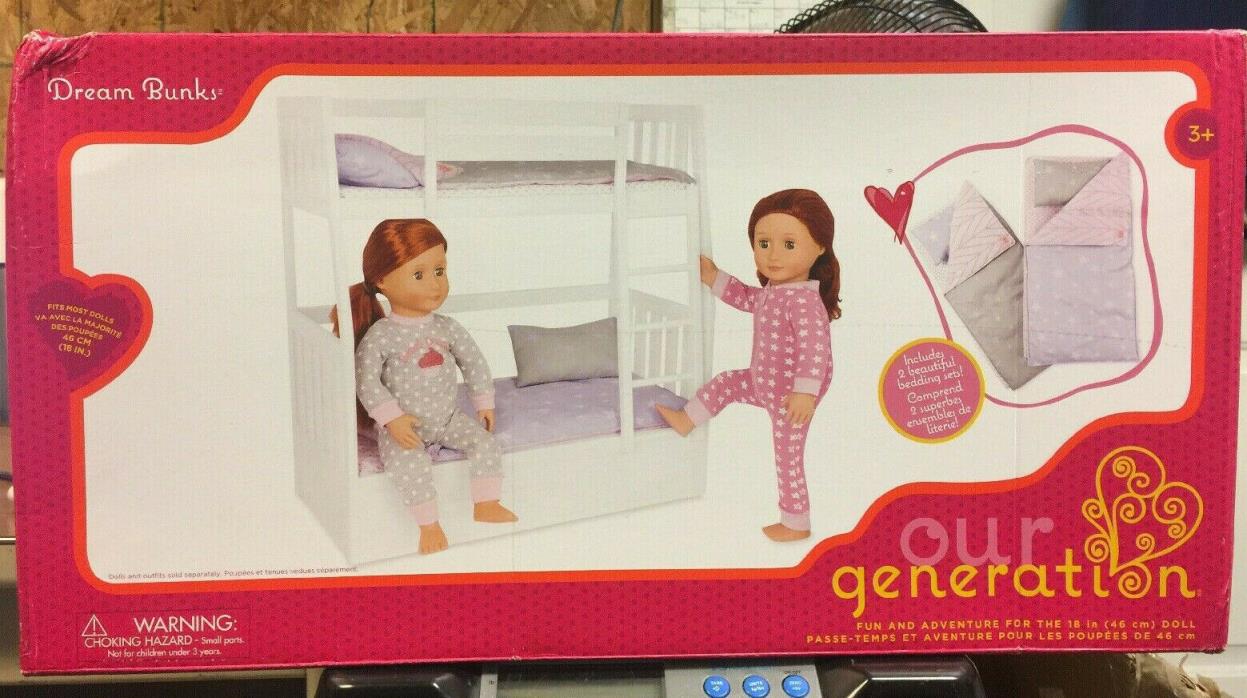 NEW Our Generation Dream Bunks Bunk Bed Set *READ*