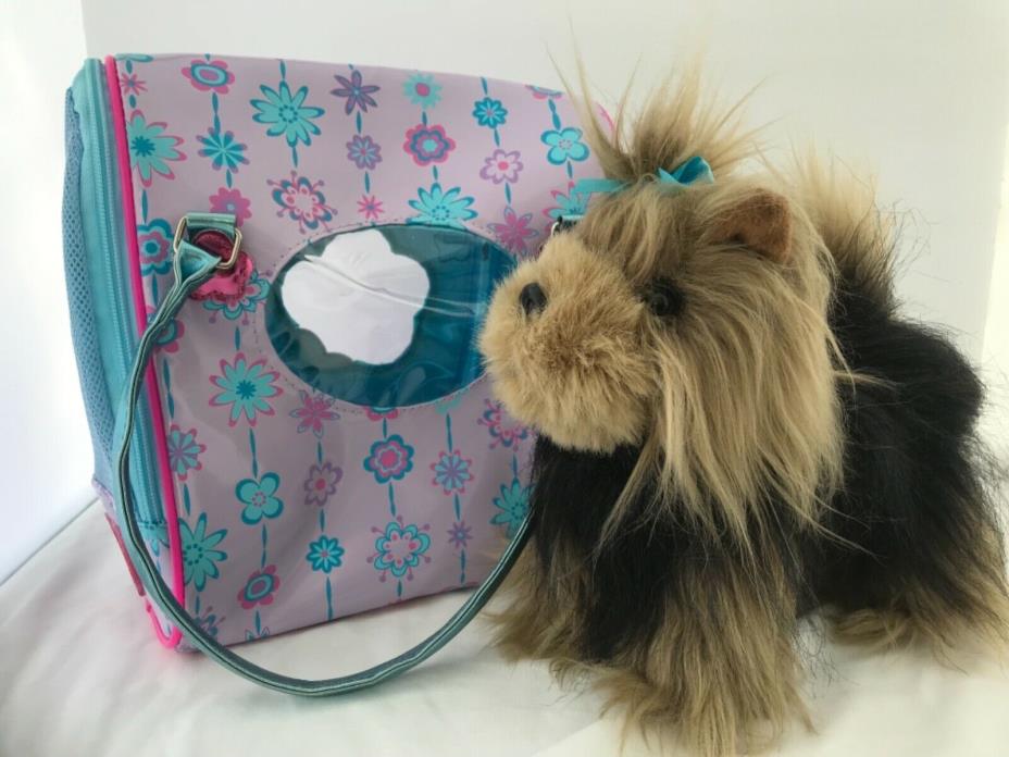 Pucci Pet and Carrier with Yorkie Puppy  (AR)