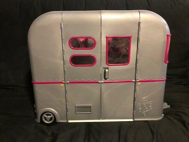 Our Generation OG Girl Battat RV Camper Travel Trailer fits (AG) Dolls w/ Extras