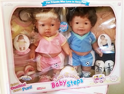 Lots to Love Baby Steps Berenguer SOCCER Time Dolls with Extra Outfits