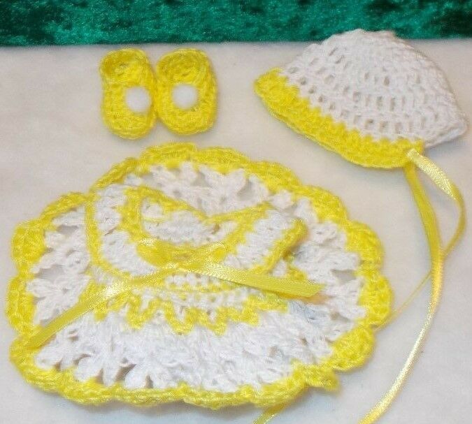 HAND CROCHETED DOLL CLOTHES FITS 5