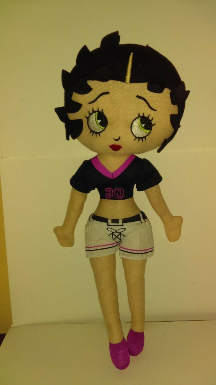 Betty Boop Plush Doll with Sports Outfit