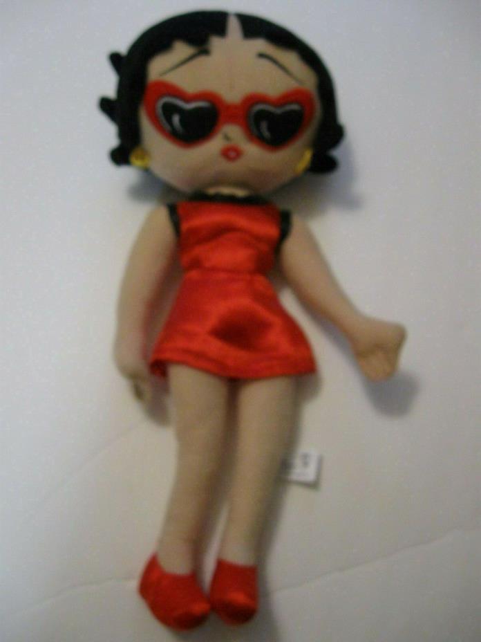 Fashion Betty Boop Diva Doll Sugar Loaf 16” Tall Wearing Heart Sunglasses