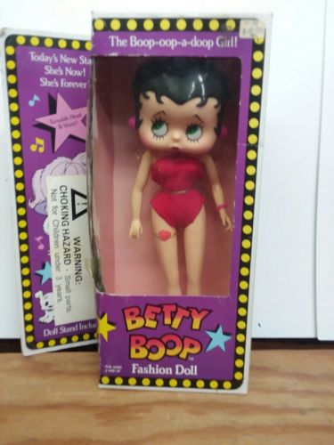 Betty Boop Fashion Doll 1986 The Boop-oop-a-doop Girl 1986 Marty Toys NIB