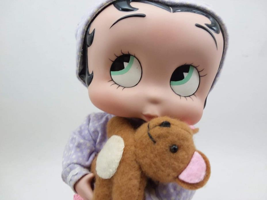 Vintage Betty Boop Baby Boop Collectible Sleepytime Doll with Pudgy Nursery
