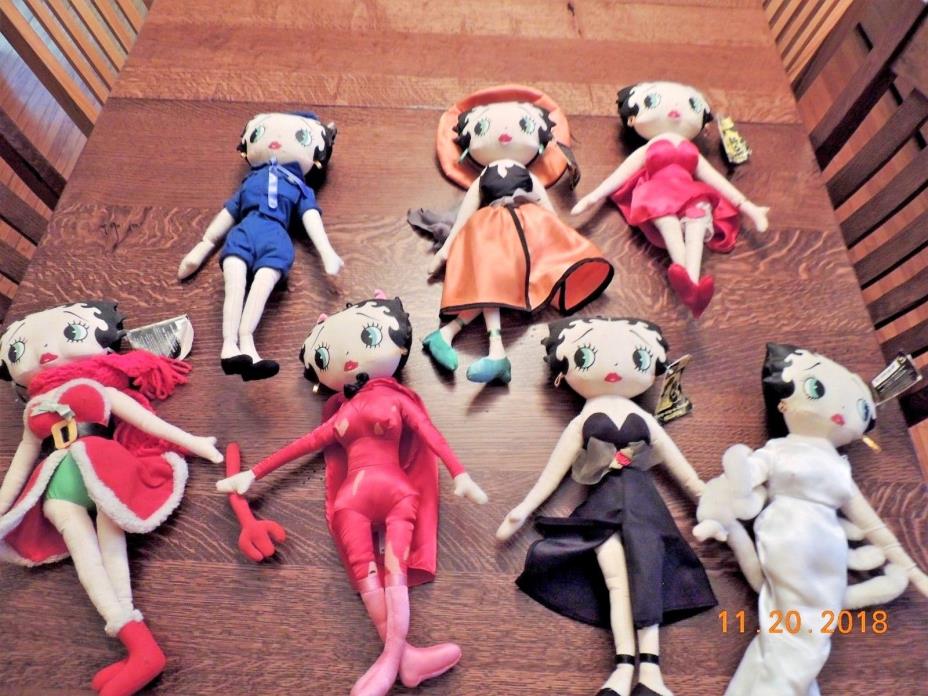 Vintage 7 Betty Boop Dolls by Kellytoy - 16