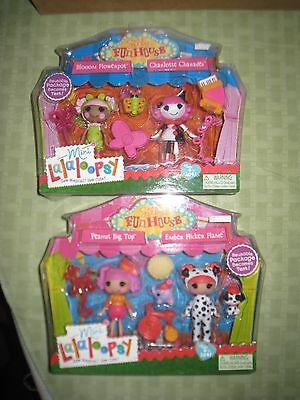 Lalaloopsy Silly Fun House Blossom Charlotte Charades Peanut Ember Flicker Flame