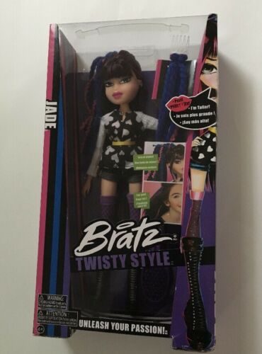 Bratz JADE Twisty Style Doll Toy Hair Extensions NRFB 2013 IN BOX Brats Set New