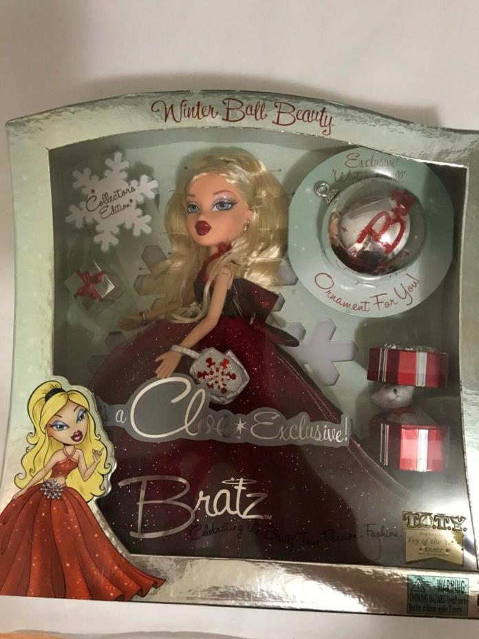 Bratz Cloe Exclusive Collector's Edition Winter Ball Beauty with Red Dress