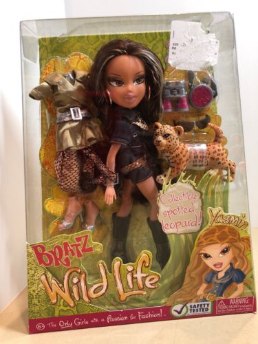 BRATZ WILD LIFE SAFARI “YASMIN” DOLL NIB
