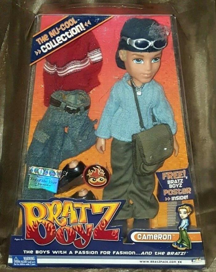 NIB Bratz Boyz NU COOL Cameron Fashion Collection Doll 2003 Collectable NRFB