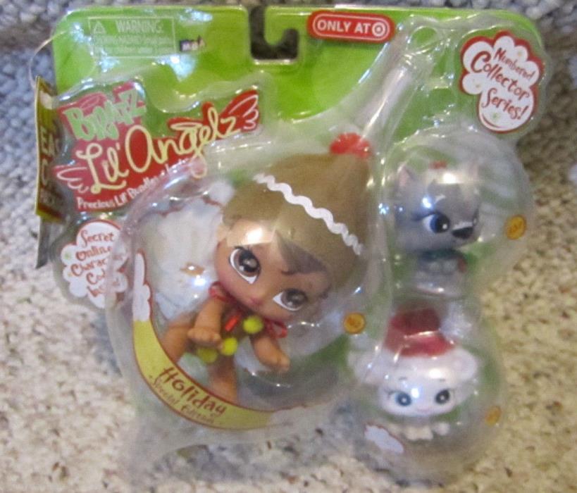 NEW Bratz Lil Angelz Holiday Special Edition Yasmin Doll with Pets! 162 164 237