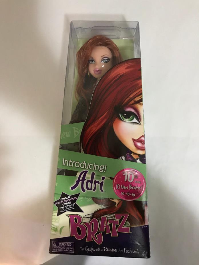 BRATZ 10th Anniversary Introducing ADRI Beautiful Red Hair Bookworm