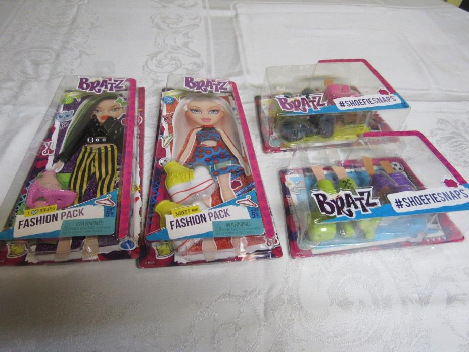 Bratz Fashion Packs Stripes & Kisses and 2 Packages #Shoefiesnaps New