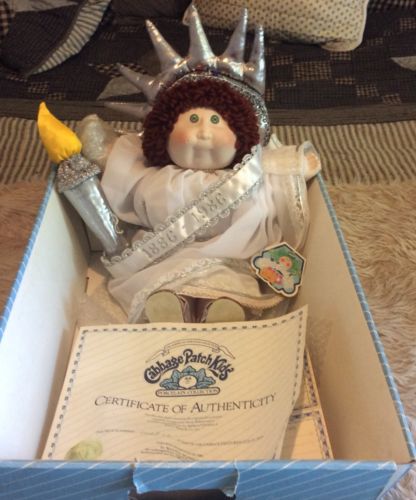 Vintage Porcelain Statue of Liberty Cabbage Patch Doll 16