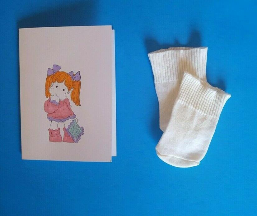 Vintage Cabbage Patch Doll Socks Clothes Coleco CPK Kid