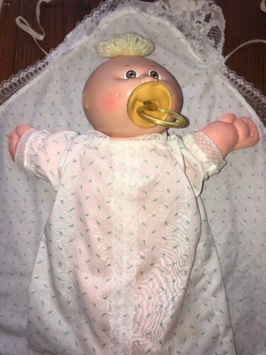 Vintage Cabbage Patch Preemie With Pacifier And Original Dress Wrap