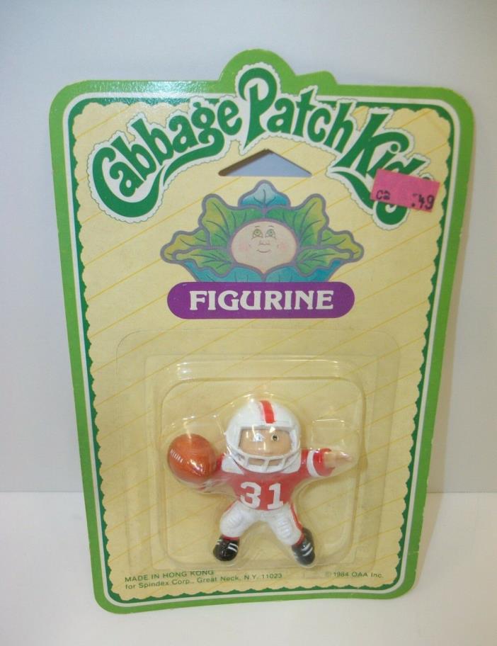 Vintage Cabbage Patch Kids Football Player Figurine - Sealed Package