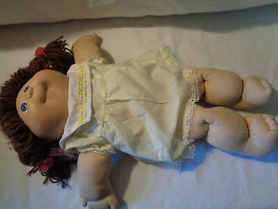 Vintage Cabbage Patch Doll - Brown Hair Girl - OK Factory