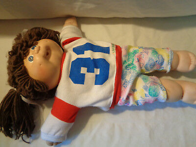 Vintage Cabbage Patch Doll  - Brunette Girl - P Factory