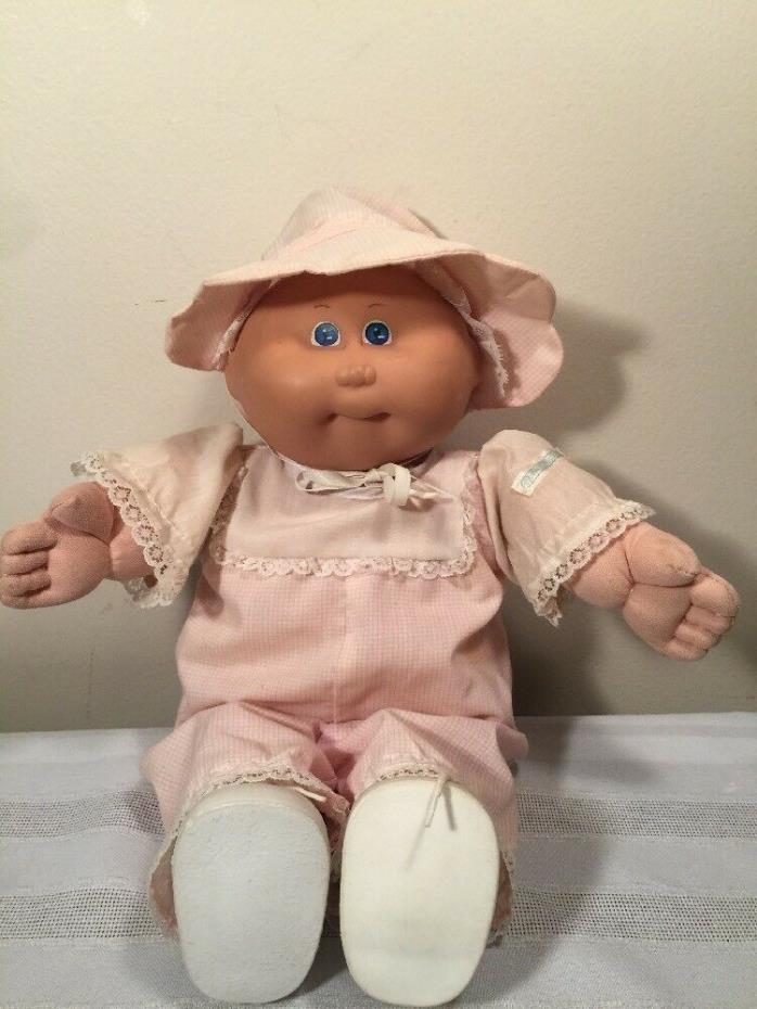 Cabbage Patch Kid Doll With Tuft Tan Hair Blue Eyes 1978, 1982