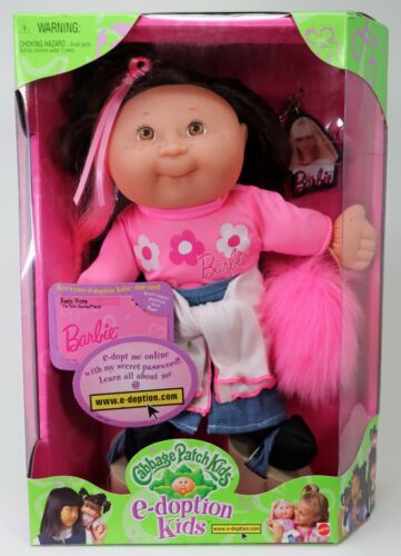 Cabbage Patch Kids E-Doption Kids Lucy Vera Doll #24967 New NRFB 1999 Mattel