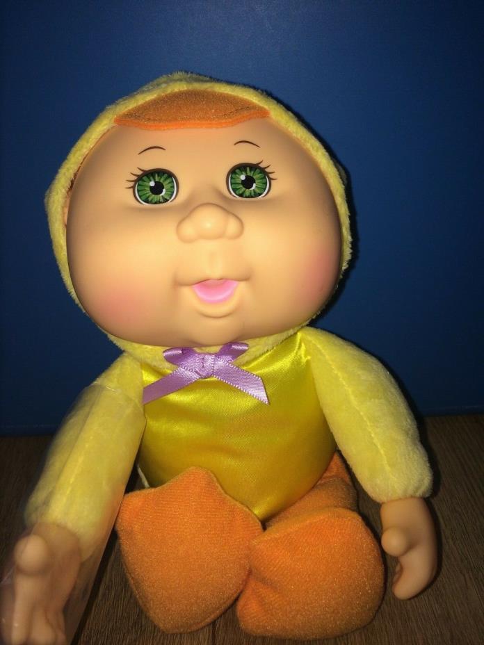 CABBAGE PATCH CUTIE LUCKY DUCK YELLOW WITH ORANGE 9