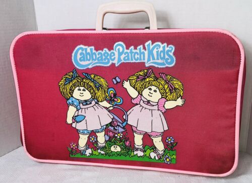 Vintage Cabbage Patch Kids Doll Suitcase Carrying Case 1983 Child Toddler Travel