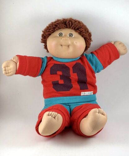 Vtg Coleco 1982 Cabbage Patch Kids Doll Boy 31 with Outfit GC Signed - No Shoes
