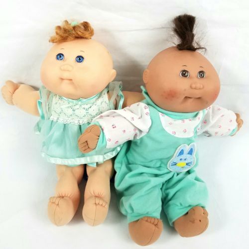 Vgt Cabbage Patch Kids Lot of 2 Twin Boy Girl 12