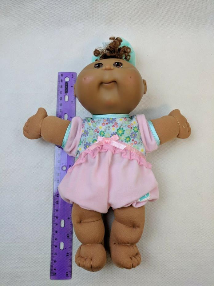 Cabbage Patch Kid Baby Doll AA Brown Eyes Curly Brown Hair Tuft 2004 11