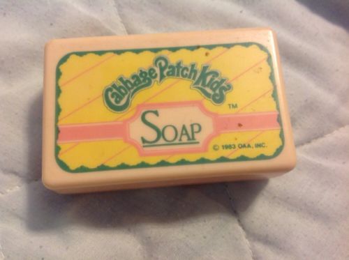 Vintage cabbage patch kids soap box bath 1983 Plastic