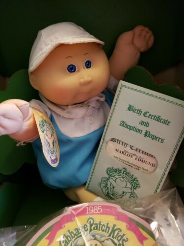 COLECO Cabbage Patch Kids Preemie Doll March of Dimes 1985 Boy Marlon Edmund