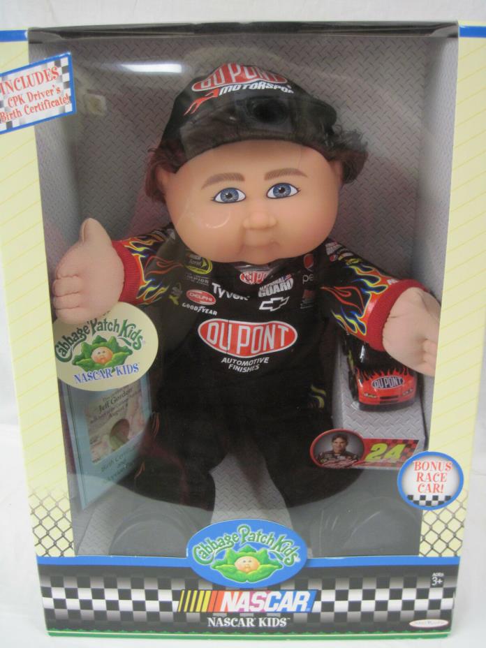 Jeff Gordon #24 Cabbage Patch Doll Race Car Birth Adopt Papers Nascar