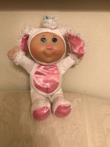 CABBAGE PATCH KIDS CUTIES WHITE BUNNY PLUSH BABY DOLL EASTER