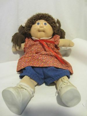 CABBAGE PATCH KIDS 1984 Appalachian Doll w/ diaper Brown hair