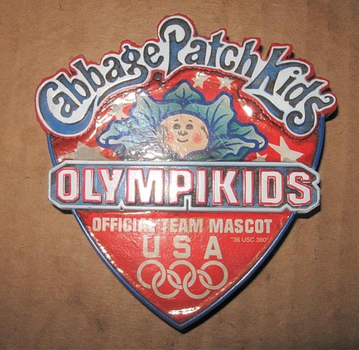 Vintage 1996 Cabbage Patch Kids TEAM USA OLYMPIKIDS MEDALLION