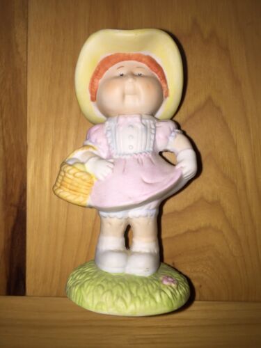 1985 Vintage Xavier Roberts CABBAGE PATCH KIDS FIGURINE * IN YOUR EASTER BONNET