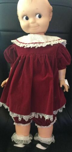 Vintage Googley 27” Girl Doll Cameo