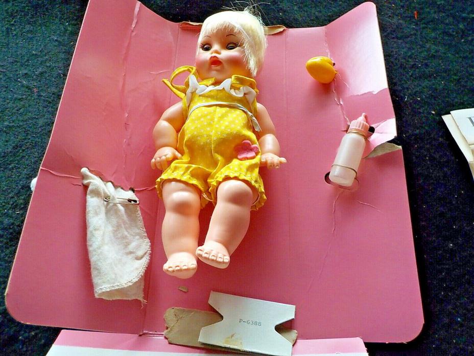 1967 Tearie Betsy Wetsy Doll w Original Box IDEAL 9