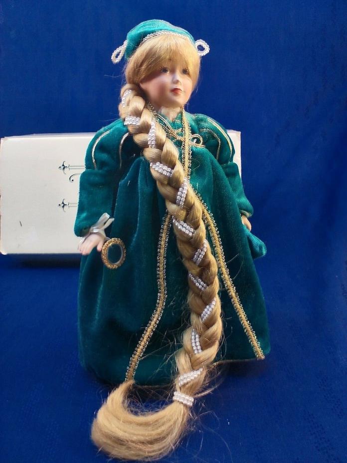 Vintage 1987 Rapunzel Doll from the Danbury Mint in box Collectible Blond Hair
