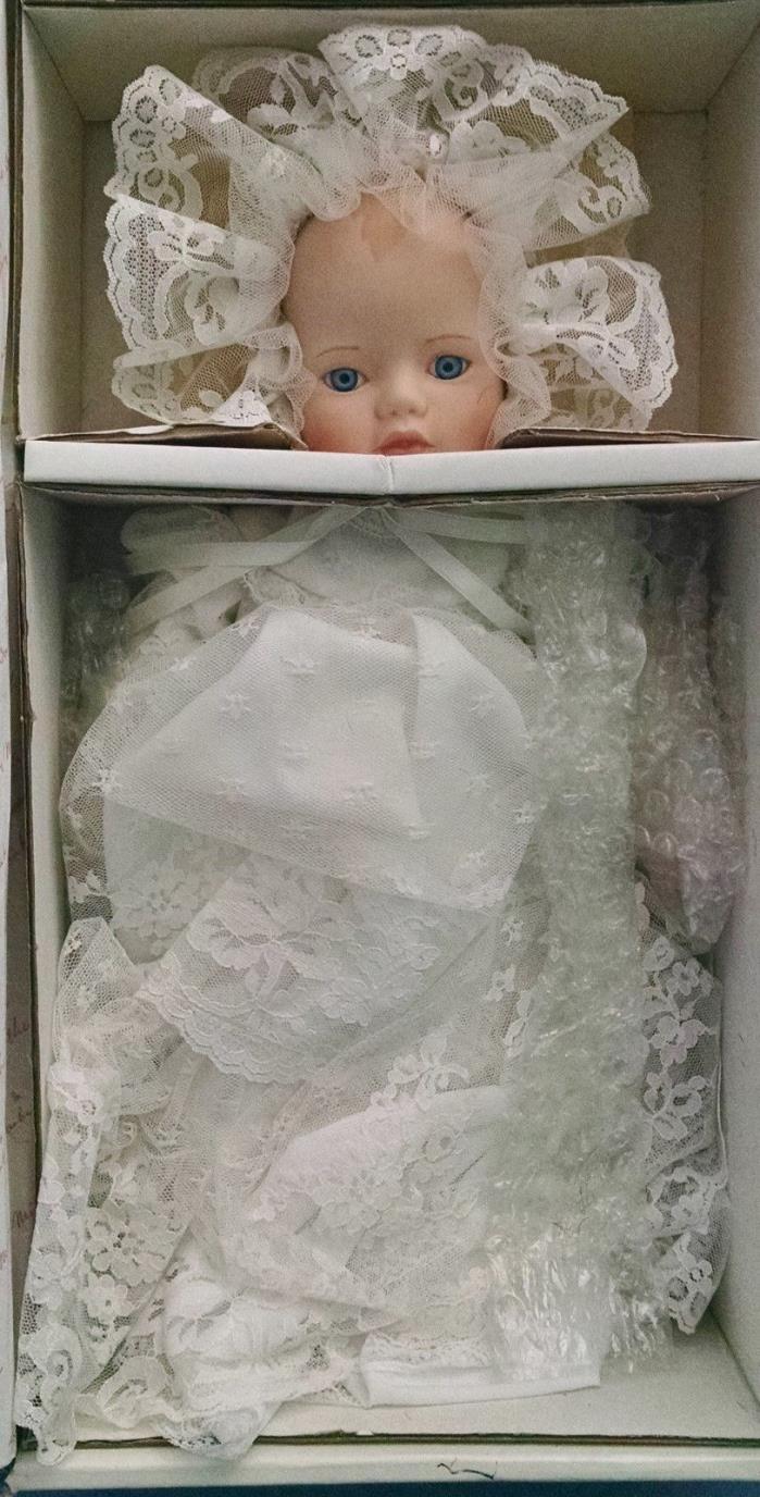 porcelain doll emily with box danbury mint elke hutchens 14 in