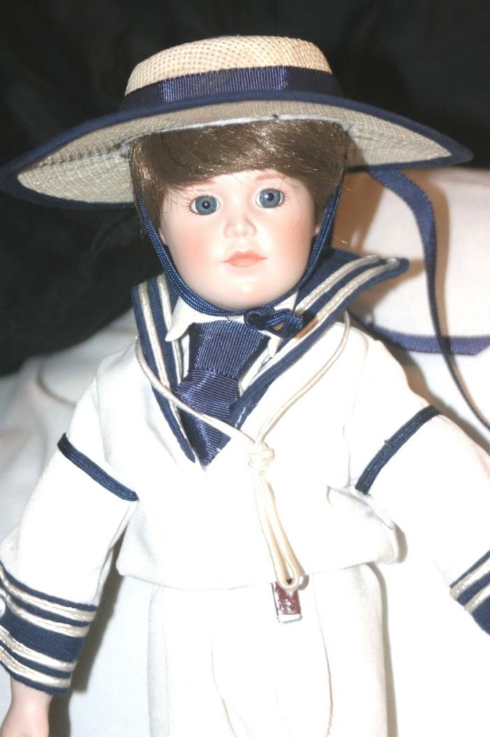 PRINCE WILLIAMS DOLL***DANBURY MINT (COMPLETE) FROM ACTRESS BILLIE TYRELL DOLL M