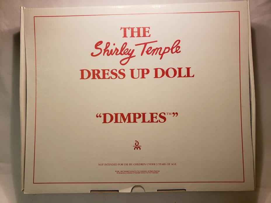 Shirley Temple Dress Up Doll ?? 