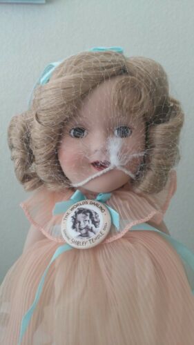 Danbury Mint Shirley Temple Antique Doll Original Box Displayed Baby Take A Bow