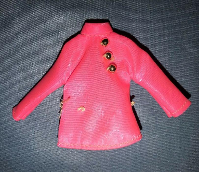 Vintage Topper Dawn Doll Strawberry Sundae #726 Pink Gold Shirt Dress