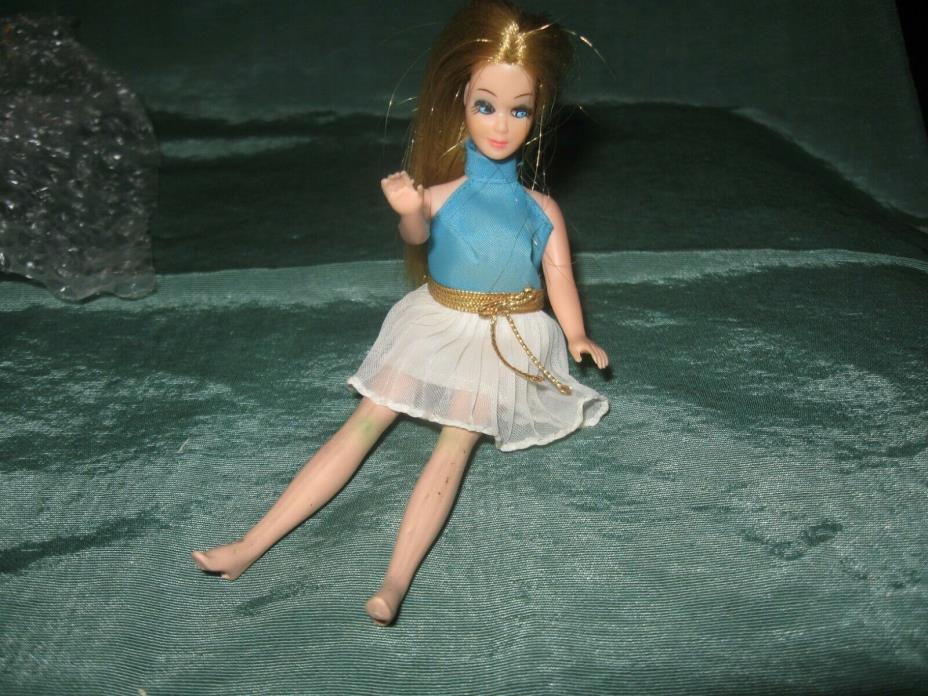 Vintage 1970  Topper Angie Dancing Doll Dawn Friend in Original Outfit