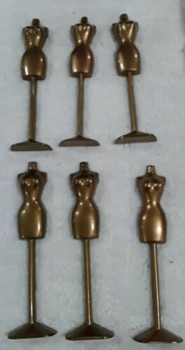 Topper Dawn Doll Dress Form Lot 6 Gold Mannequin Stands